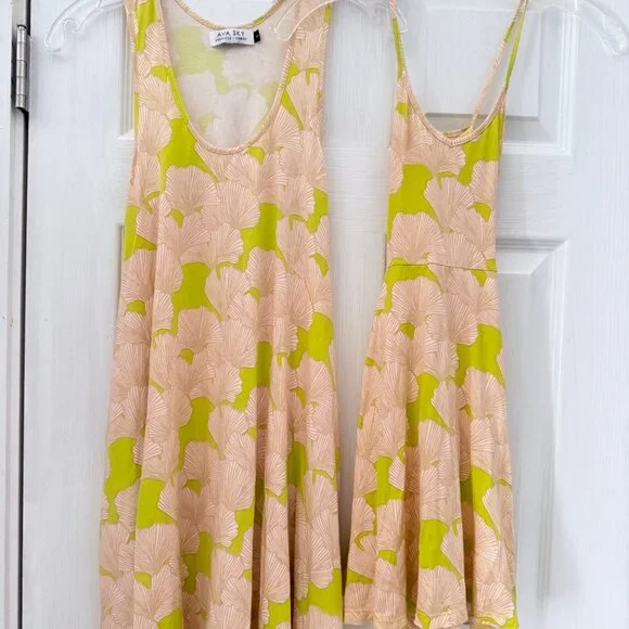 Fighting Eel Ava Sky Limoncello Roma Dress sz S - Picture 3 of 3